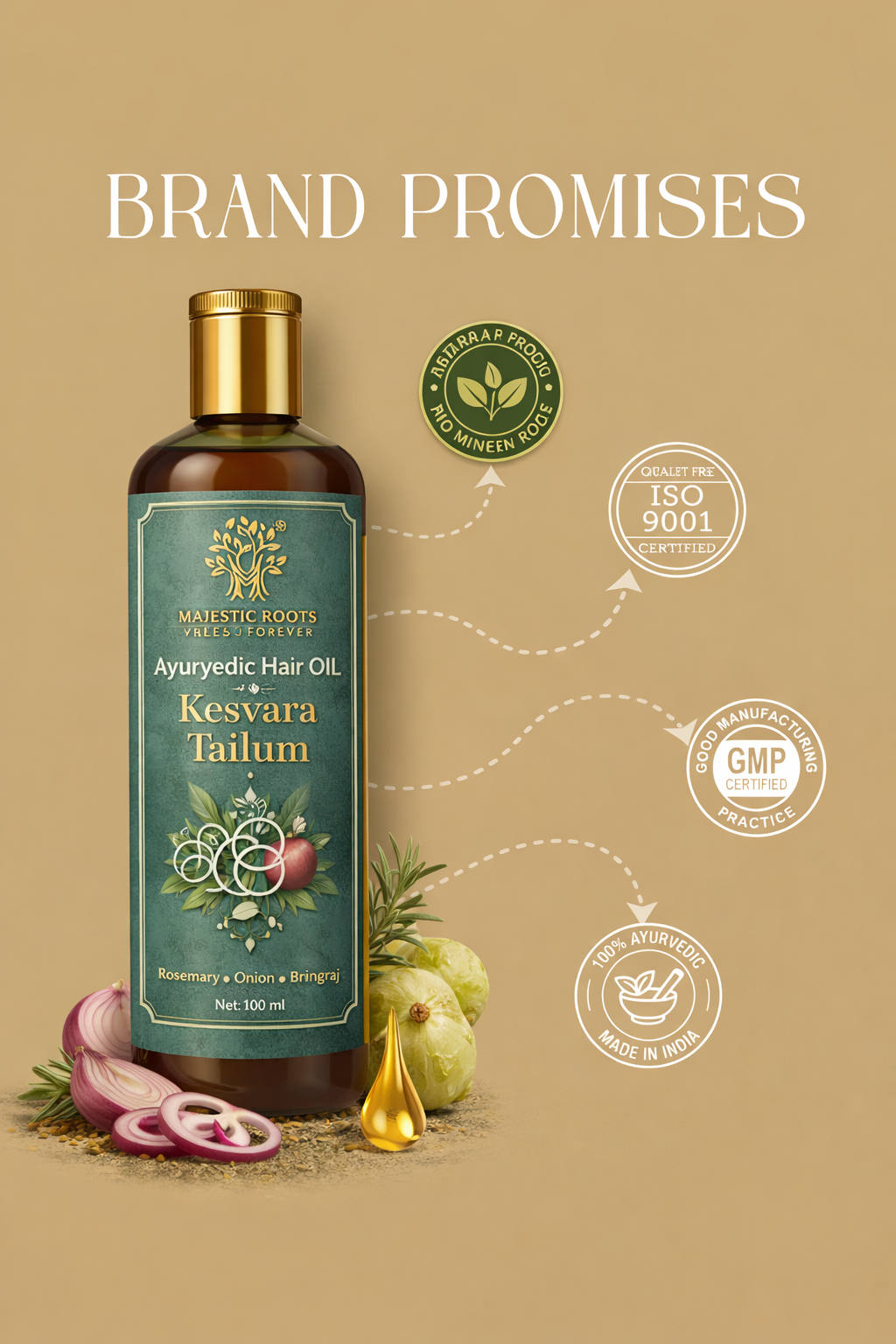 Kesharva Tailam – Ayurvedic Hair Oil | Stronger, Thicker & Healthy Hair