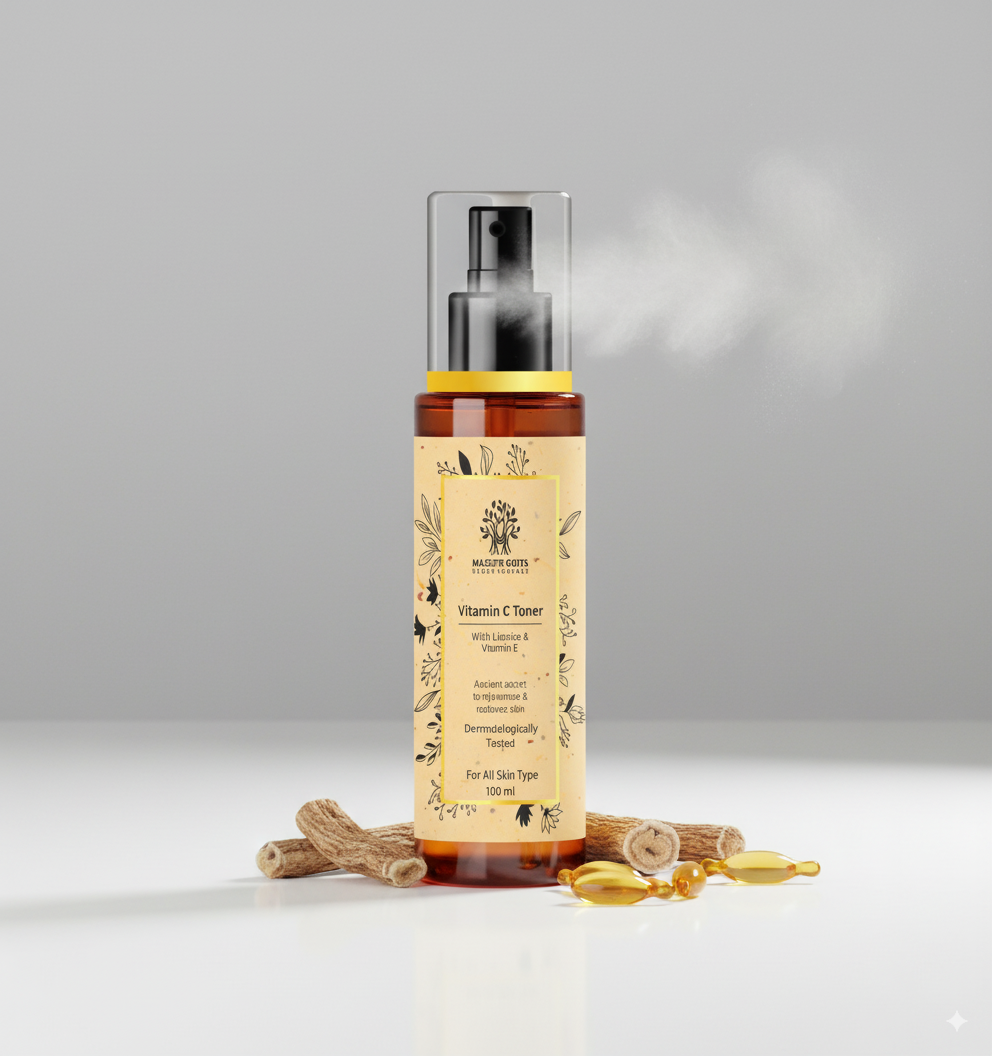 Vitamin C Face Toner with Licorice Extract and Vitamin E