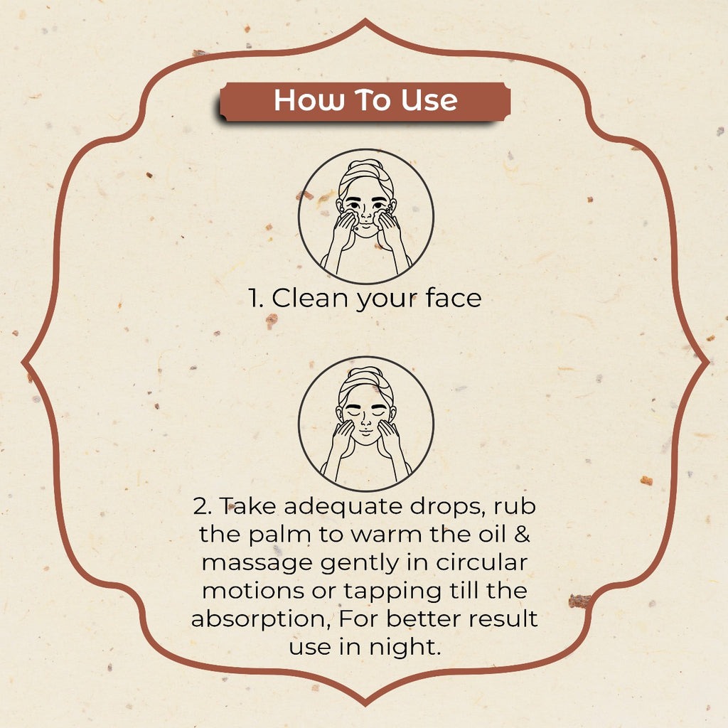 Kumkumadi face oil with Pure Ayurvedic Saffron & Sandal