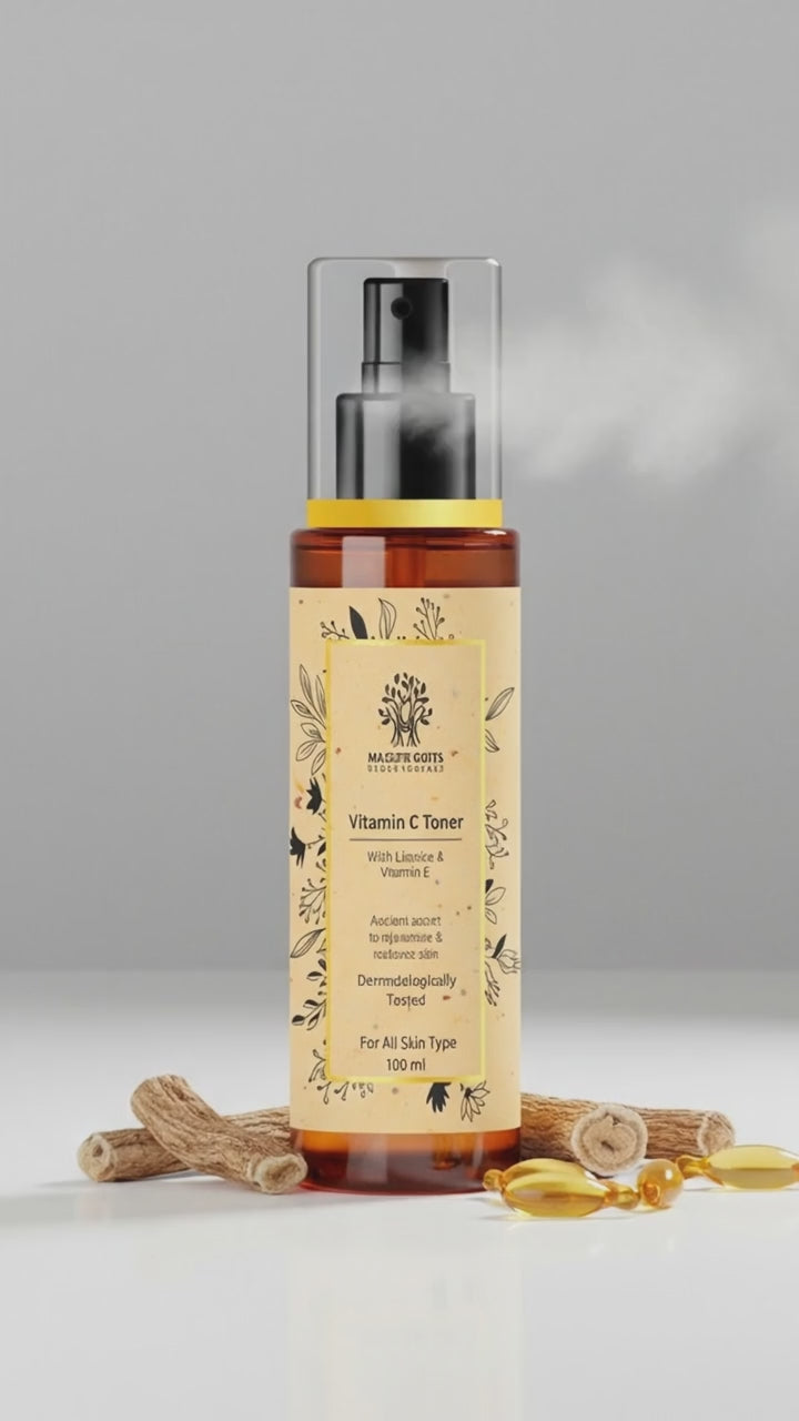 Vitamin C Face Toner with Licorice Extract and Vitamin E